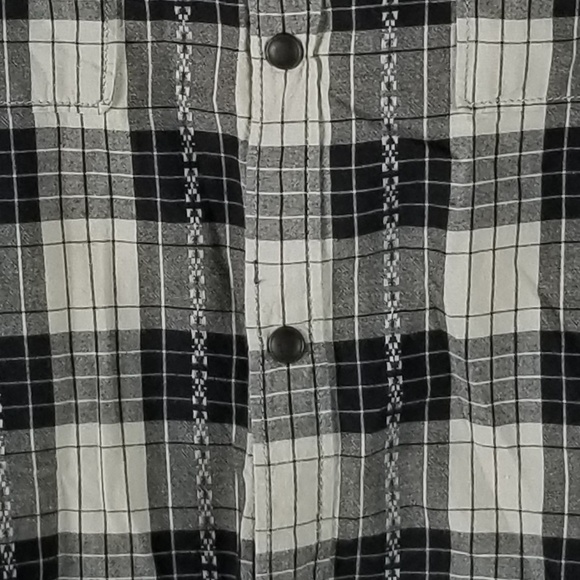 Lucky Brand | Black Label Western Plaid Snap Shirt - Picture 4 of 6